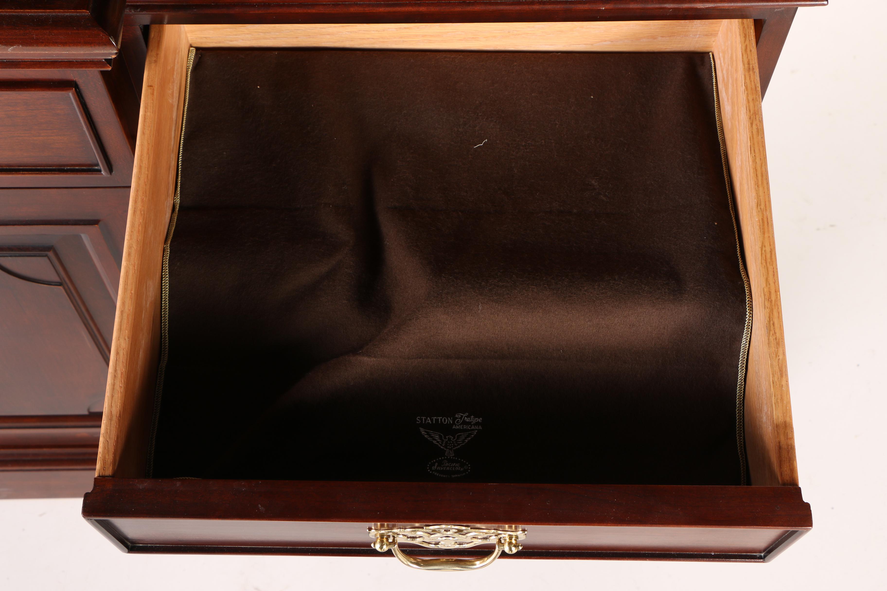 Statton Solid Cherry Lighted China Cabinet