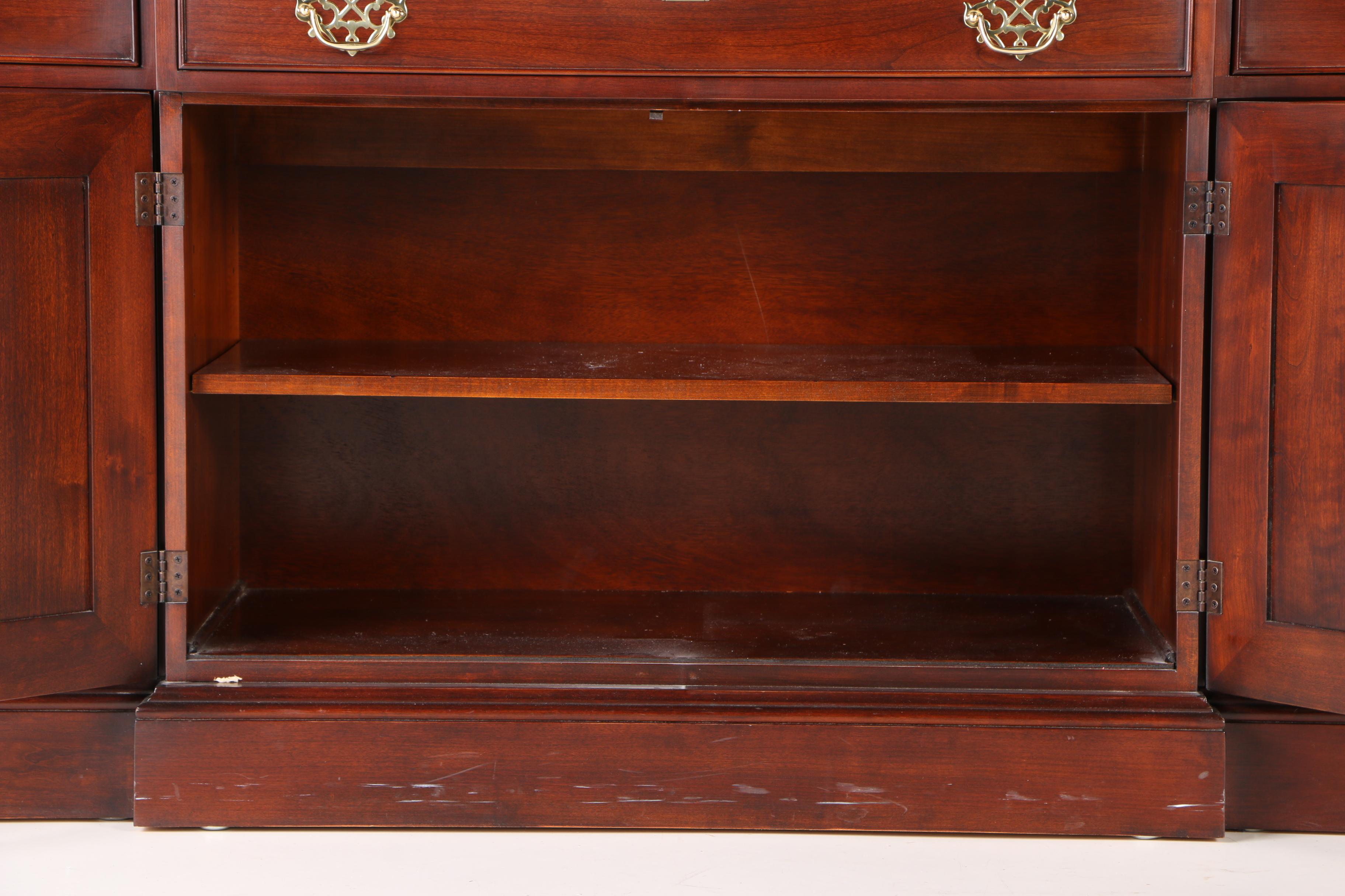 Statton Solid Cherry Lighted China Cabinet