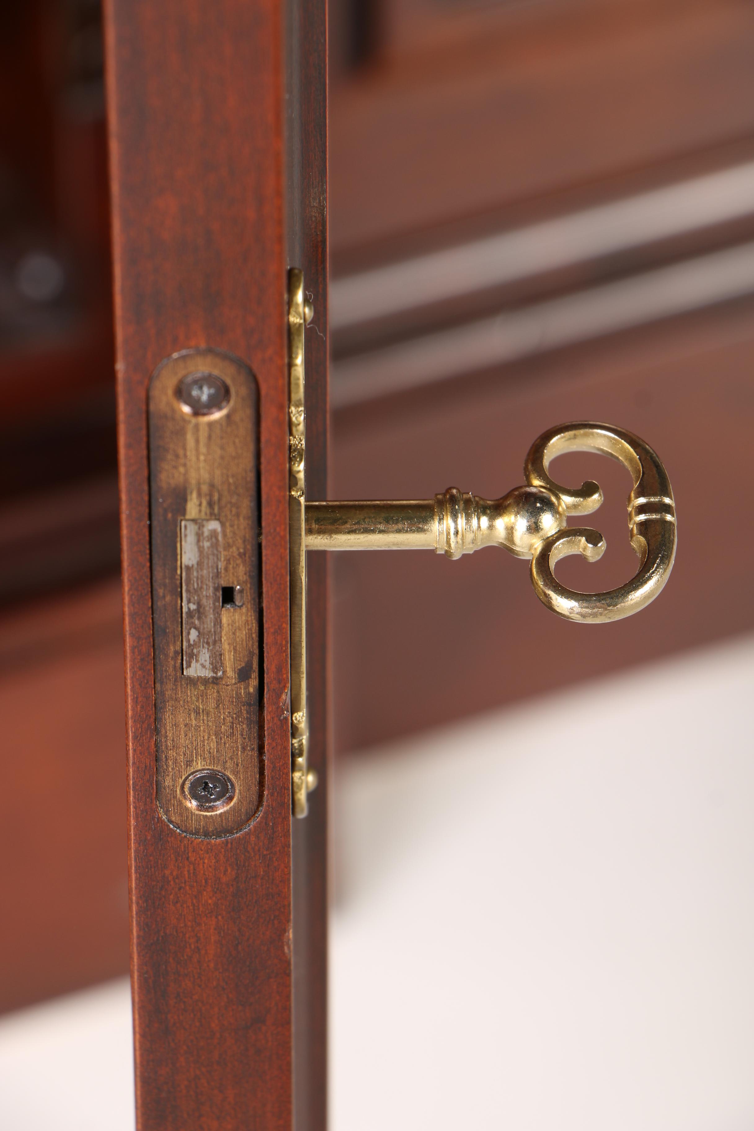 Statton Solid Cherry Lighted China Cabinet