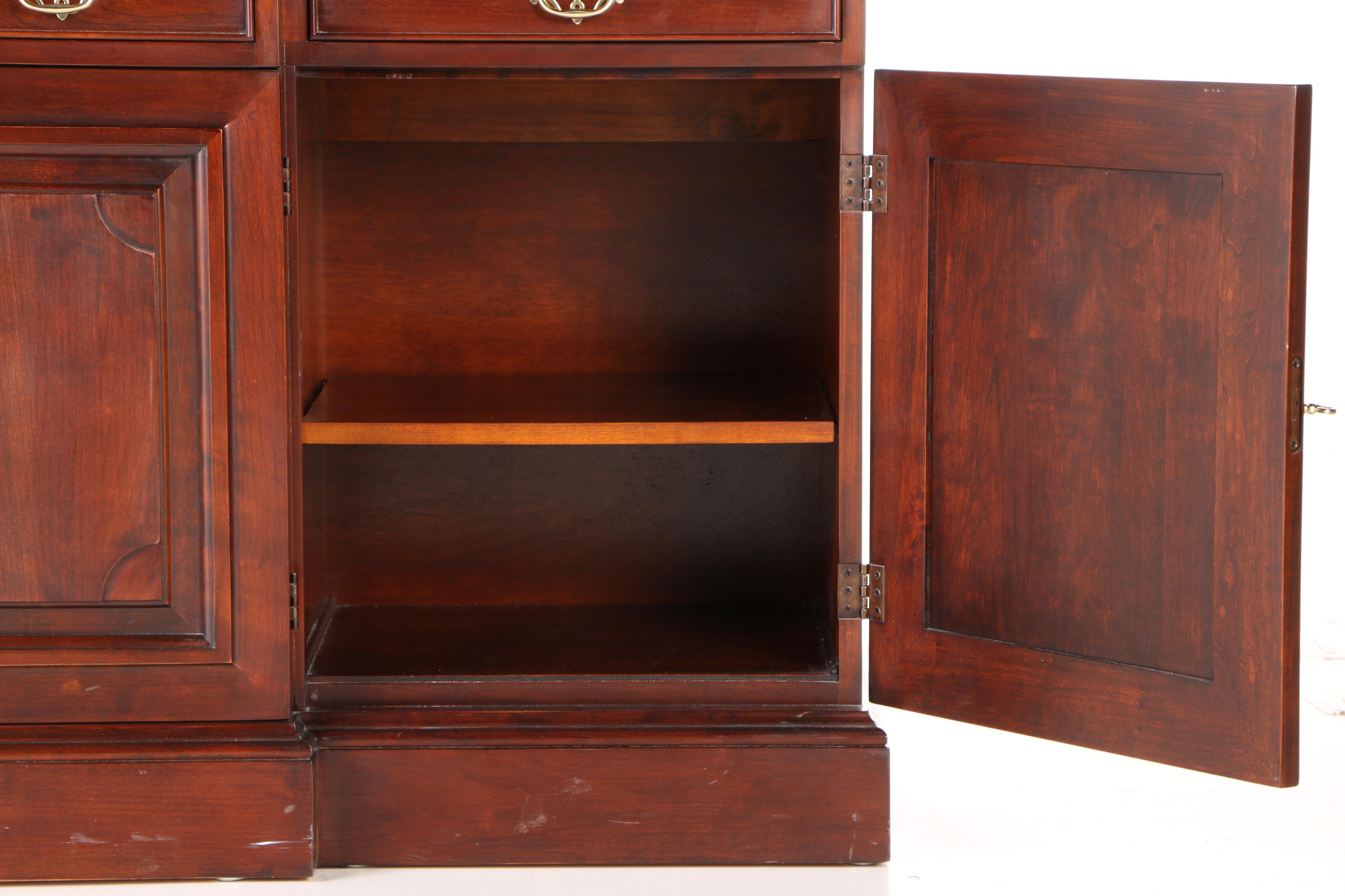 Statton Solid Cherry Lighted China Cabinet