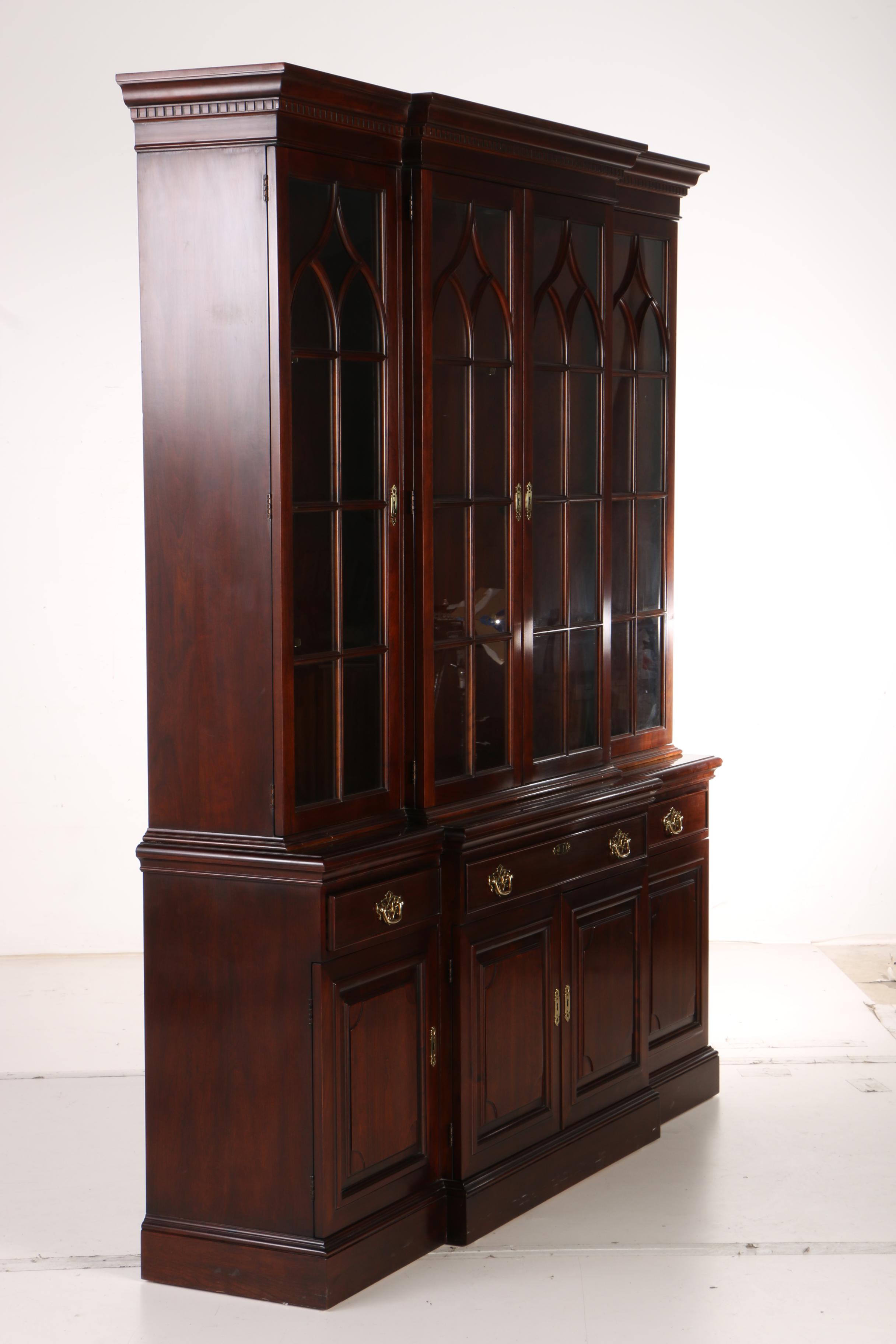 Statton Solid Cherry Lighted China Cabinet