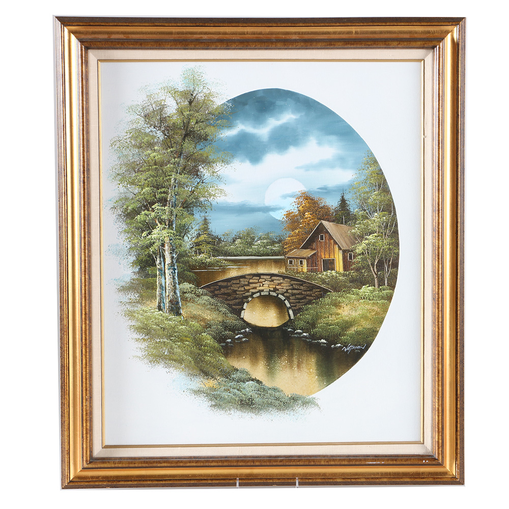 Nathan Oil Painting on Canvas Rural Landscape