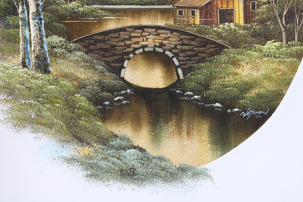 Nathan Oil Painting on Canvas Rural Landscape