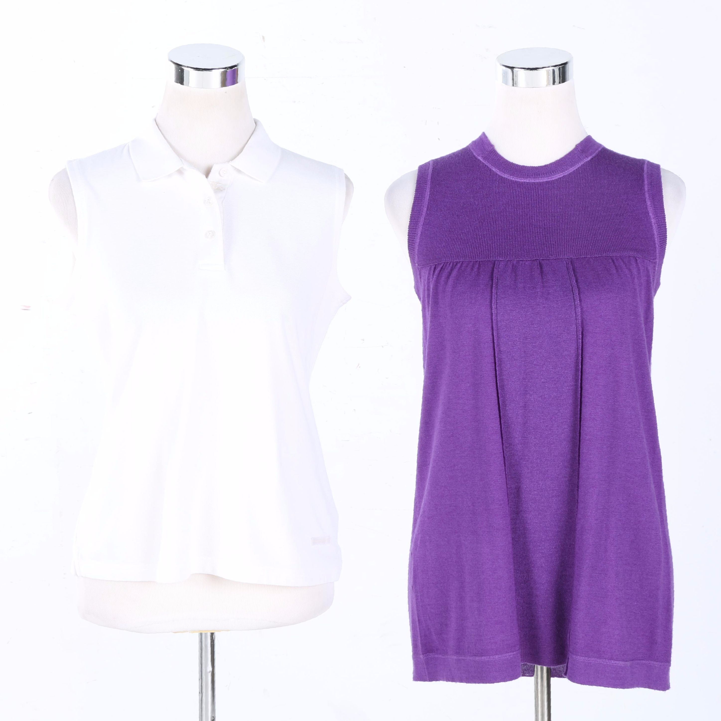 Burberry Golf and Prada Tops