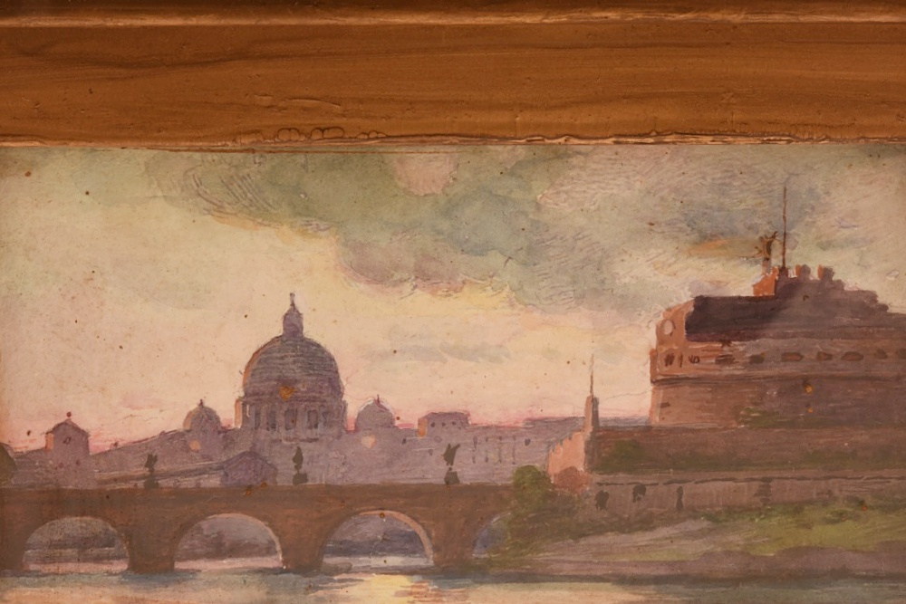 Alfredo Ricci 19th Century Watercolor