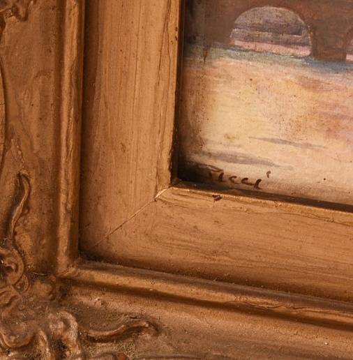 Alfredo Ricci 19th Century Watercolor