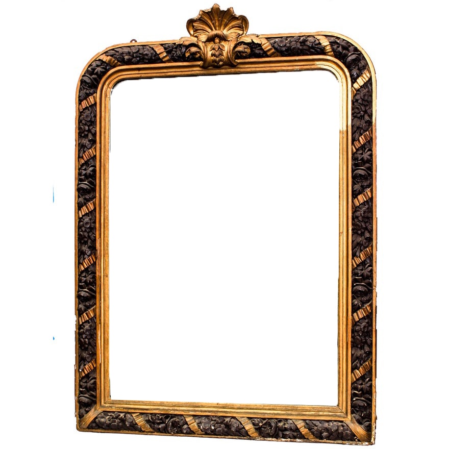 Large 19th Century Empire Style Wall Mirror