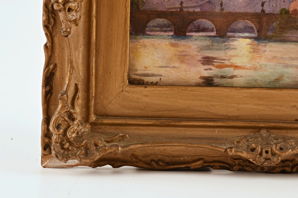 Alfredo Ricci 19th Century Watercolor