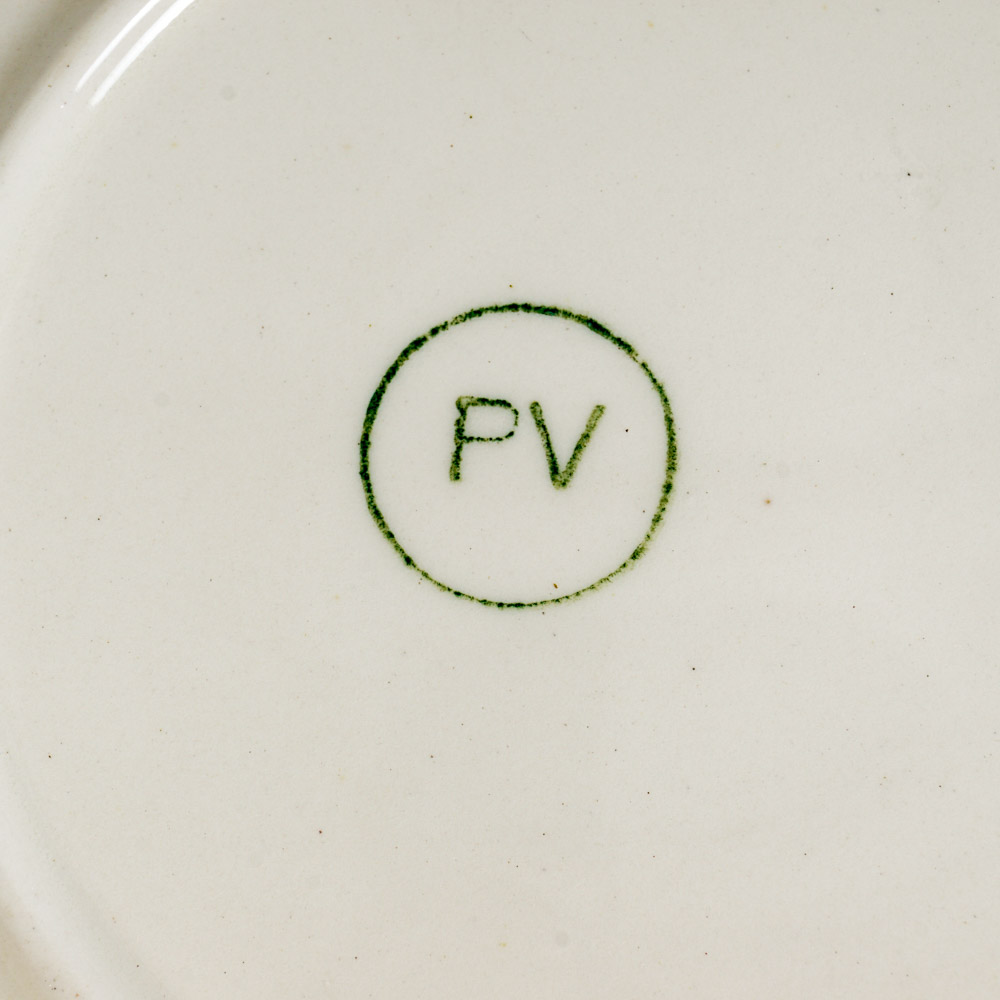 Set of Six Musical Plates