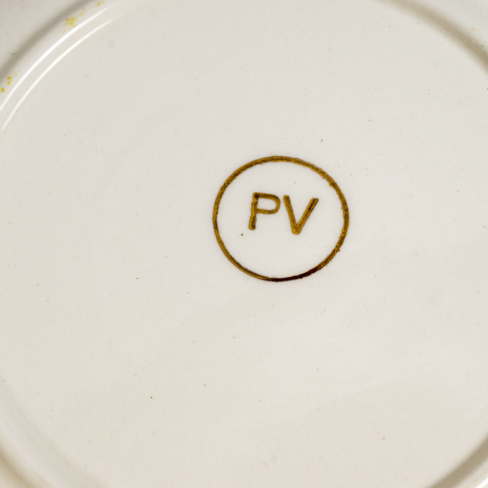 Set of Six Musical Plates