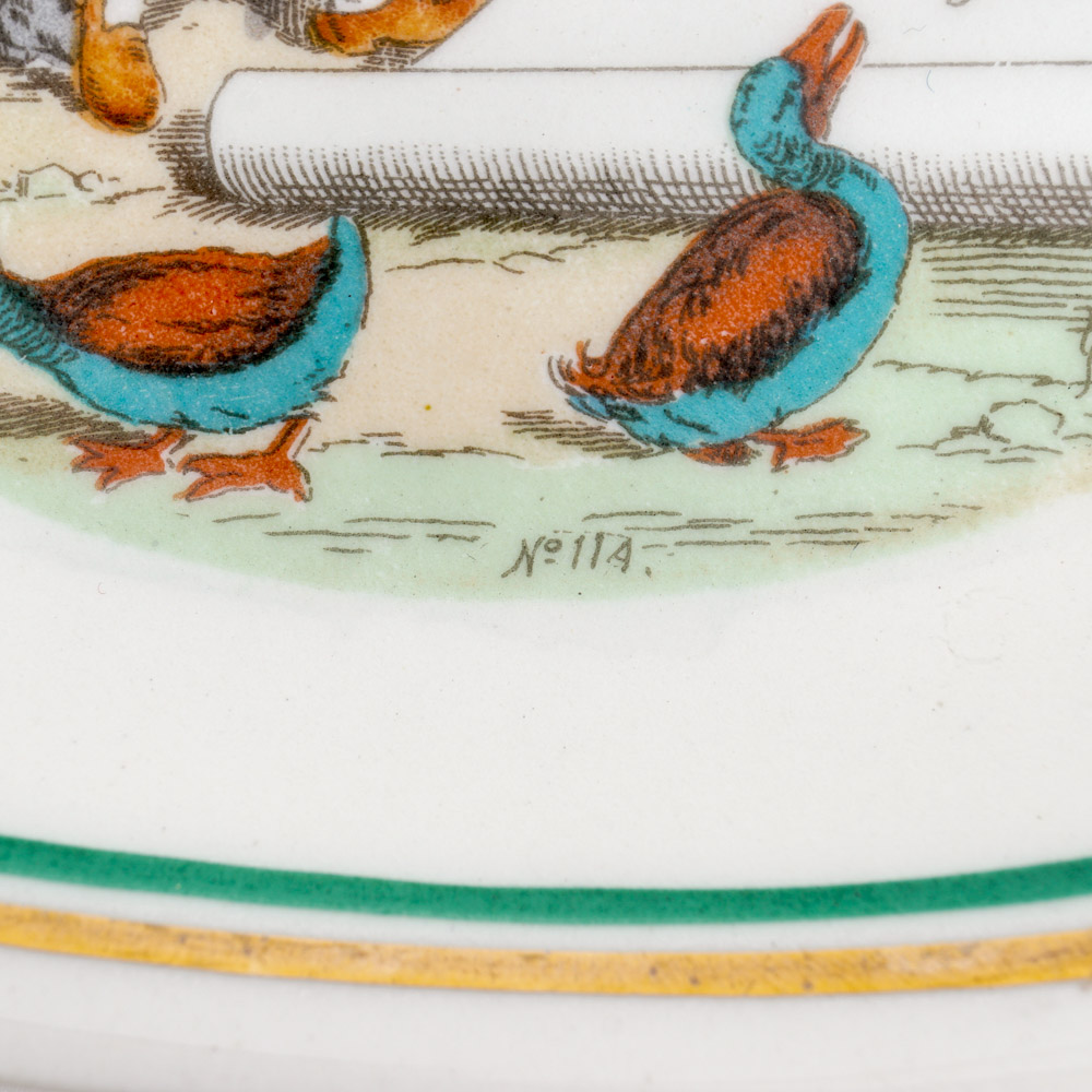 Set of Six Musical Plates