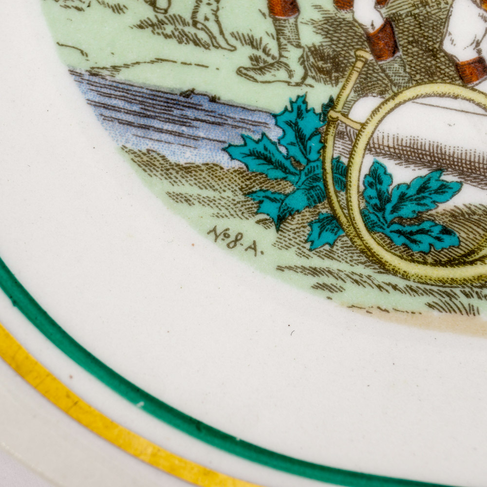 Set of Six Musical Plates