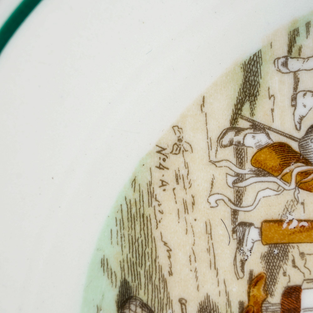 Set of Six Musical Plates