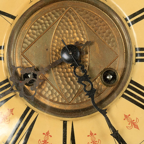 Antique Junghans Horse Finial Wall Clock