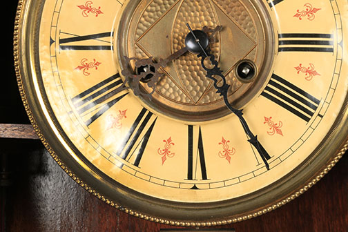 Antique Junghans Horse Finial Wall Clock