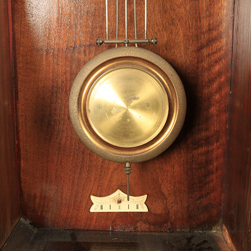 Antique Junghans Horse Finial Wall Clock