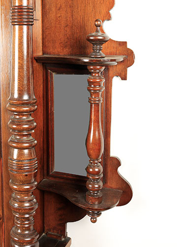 Antique Junghans Horse Finial Wall Clock