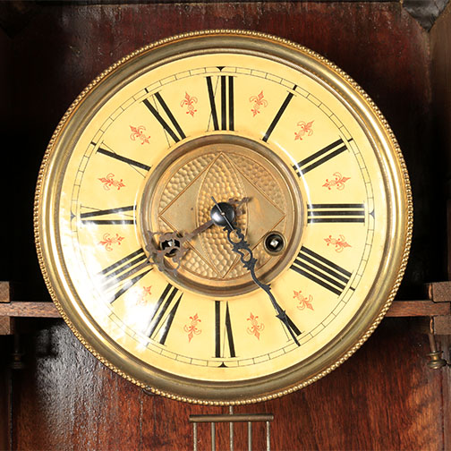 Antique Junghans Horse Finial Wall Clock