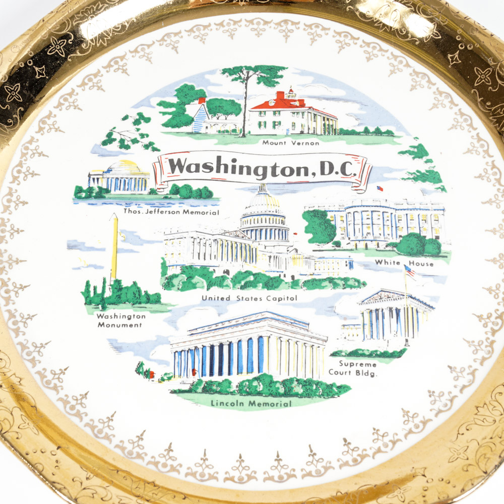 Collection of Vintage Sarkes Tarzian Dated Commemorative Plates