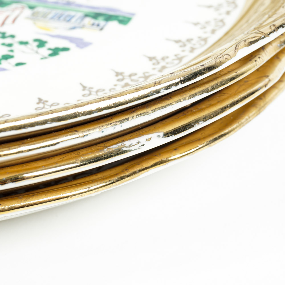 Collection of Vintage Sarkes Tarzian Dated Commemorative Plates