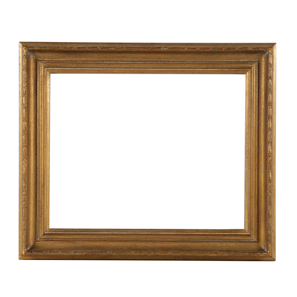 20.25" W x 16.25" H Vintage Husar Gilt and Gesso Frame
