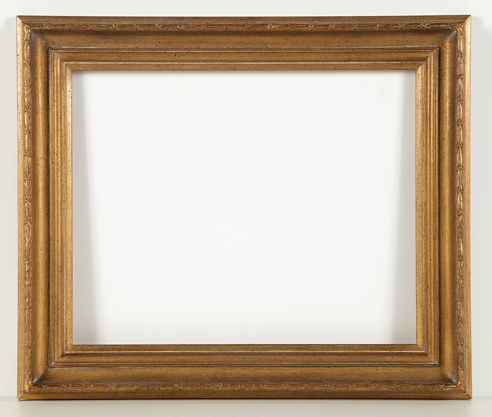 20.25" W x 16.25" H Vintage Husar Gilt and Gesso Frame