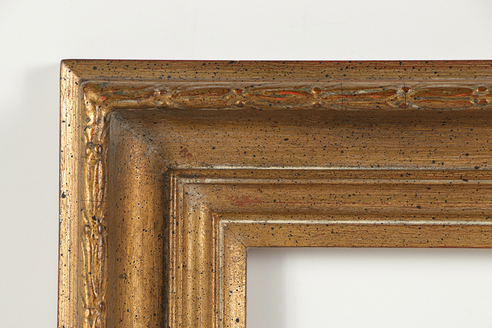 20.25" W x 16.25" H Vintage Husar Gilt and Gesso Frame