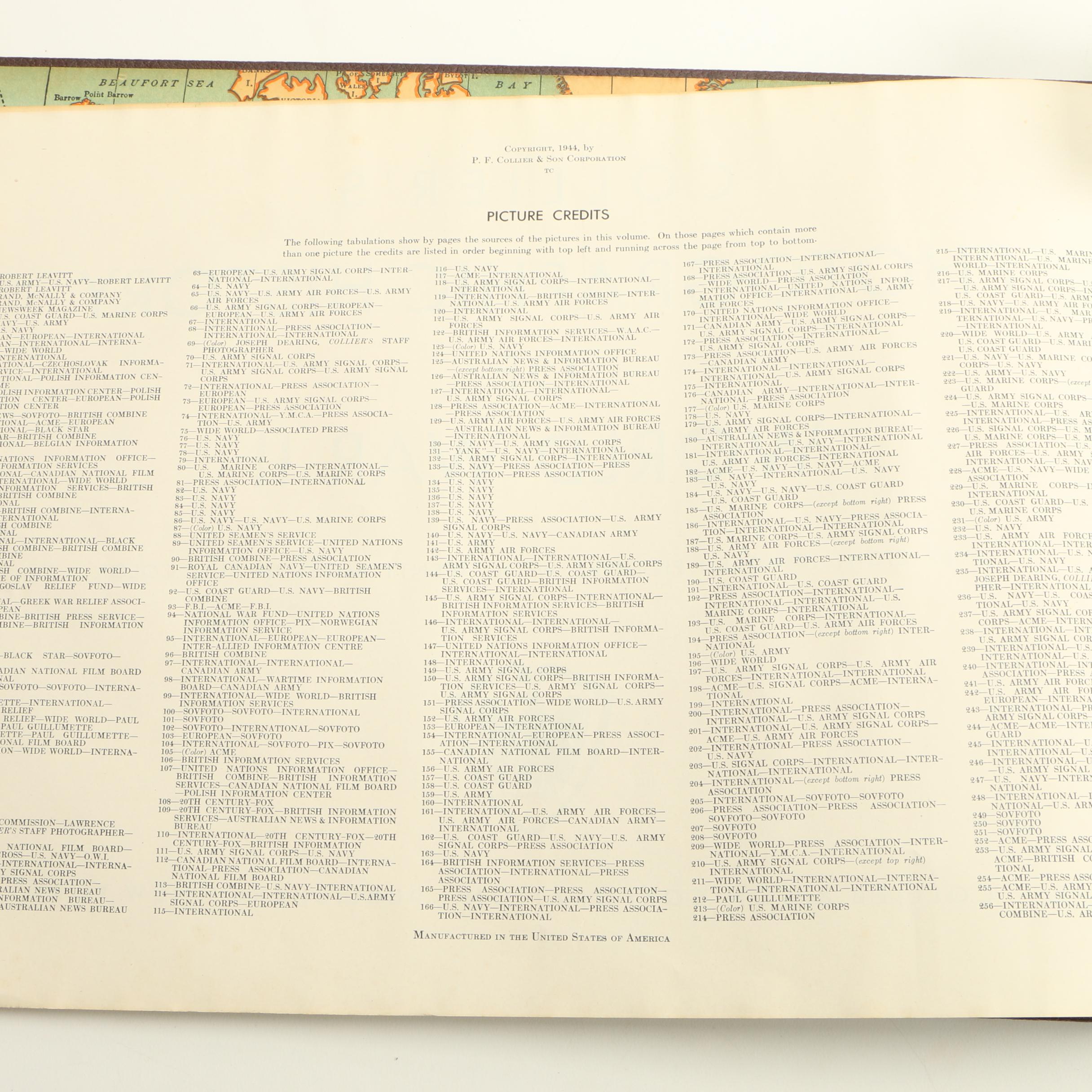 1944 "Collier's Photographic History of World War II"