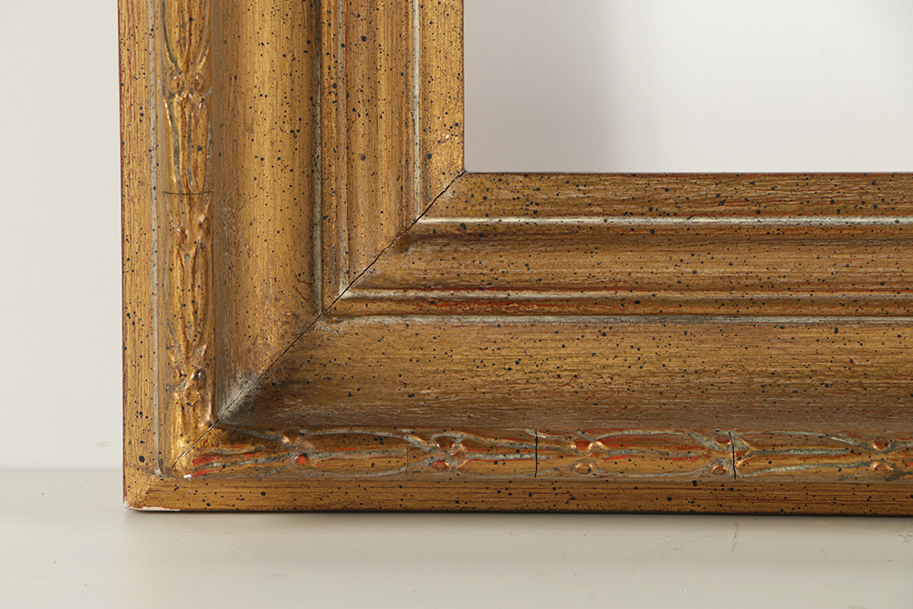 20.25" W x 16.25" H Vintage Husar Gilt and Gesso Frame