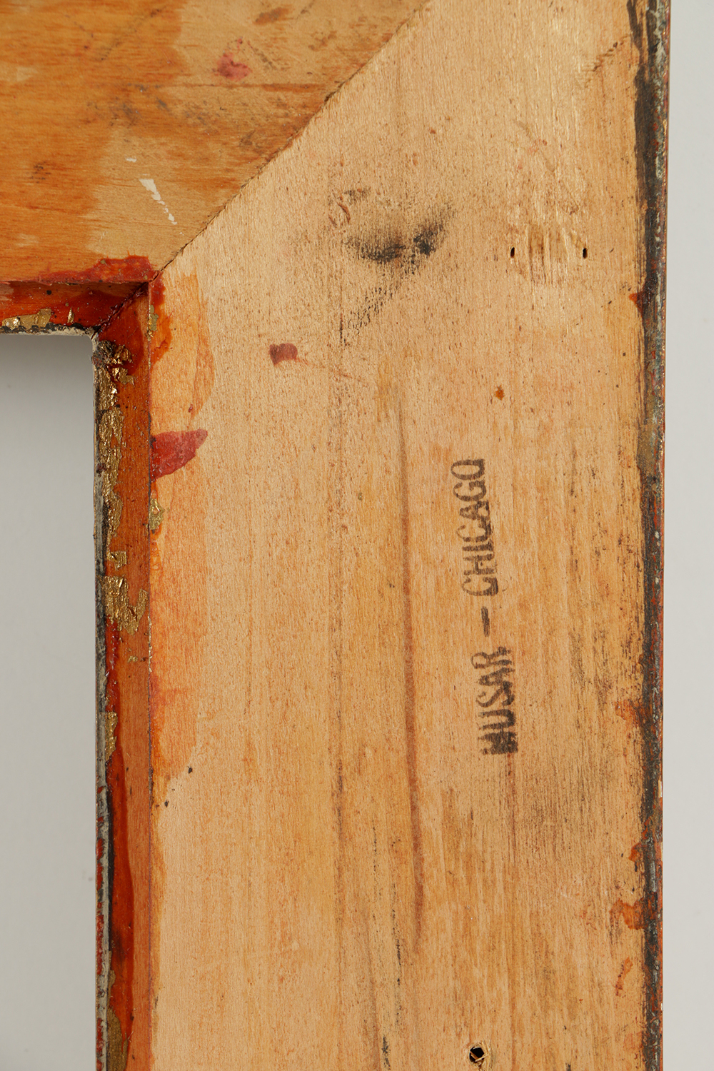 20.25" W x 16.25" H Vintage Husar Gilt and Gesso Frame