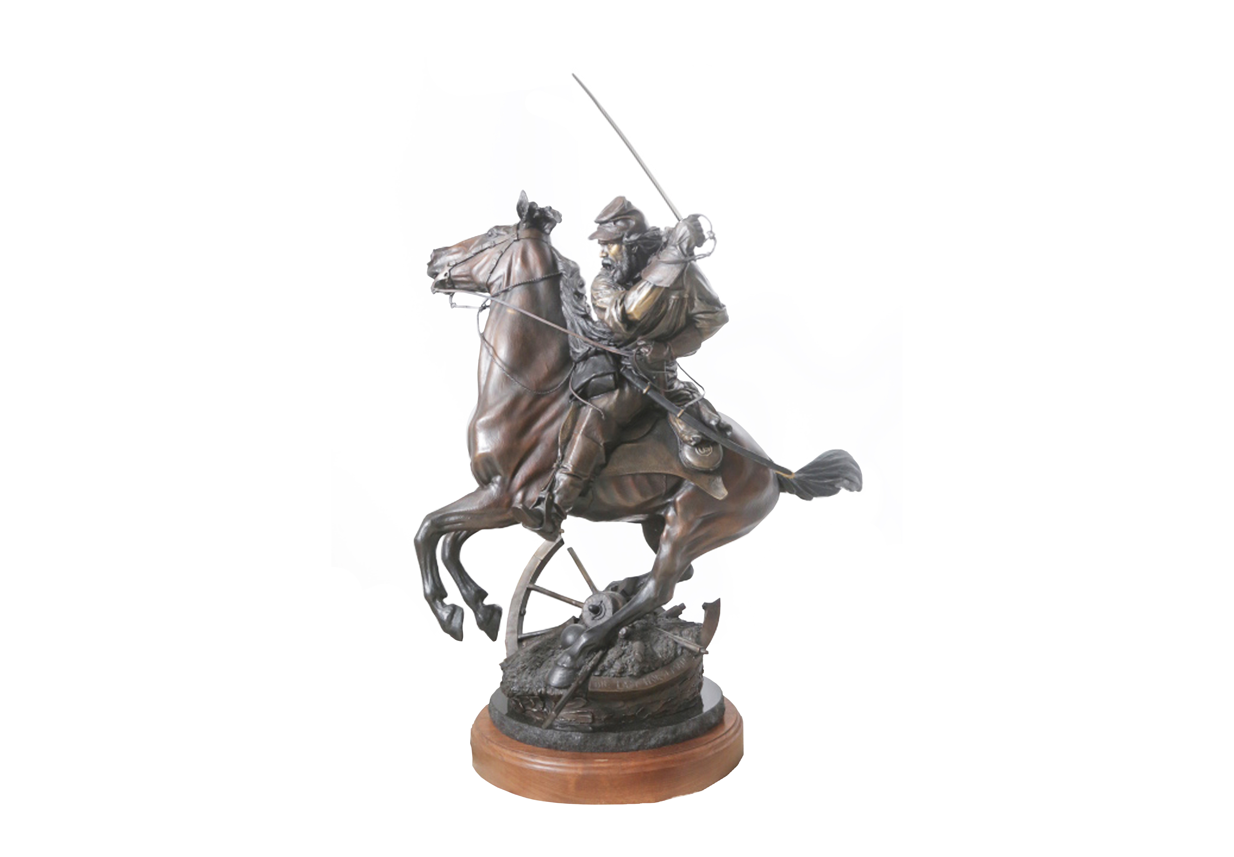 James N. Muir 2011 Cast Bronze Sculpture "The Last Horseman"