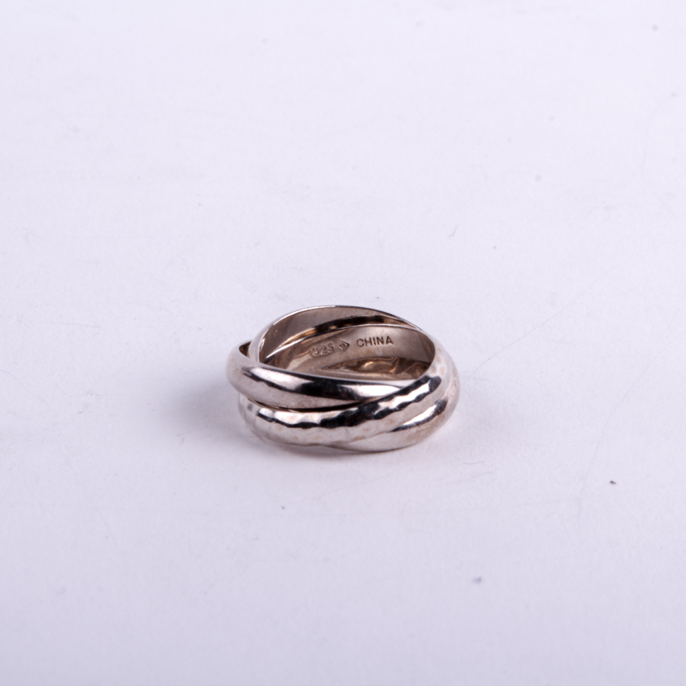 Three Silpada Sterling Silver Rings