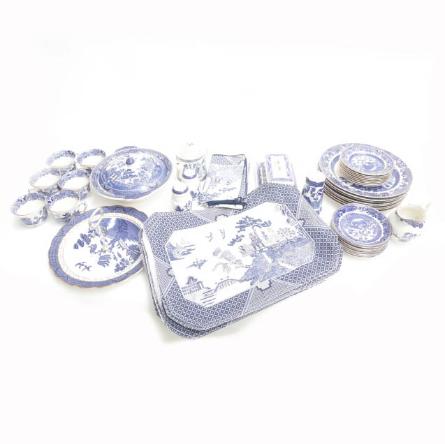 Burleigh Ware "Willow" Ceramic Tableware