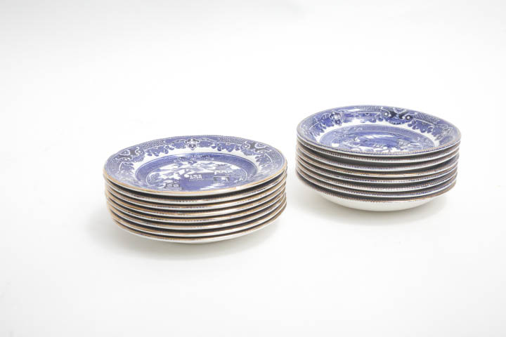 Burleigh Ware "Willow" Ceramic Tableware