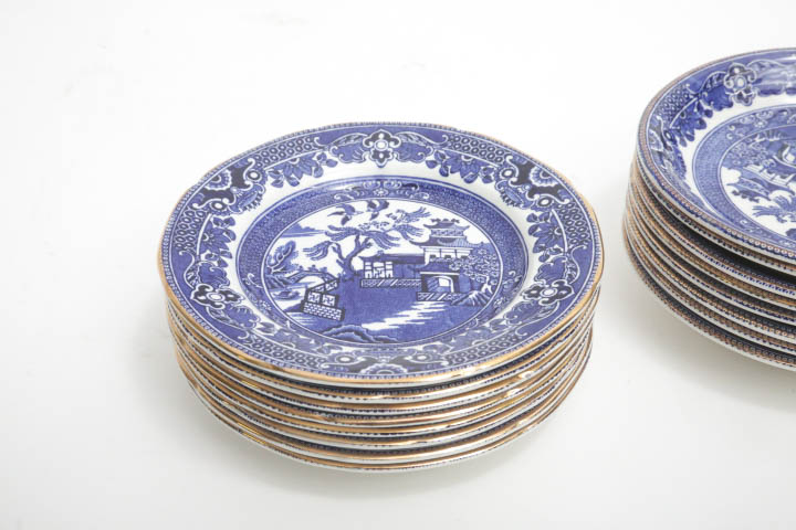 Burleigh Ware "Willow" Ceramic Tableware