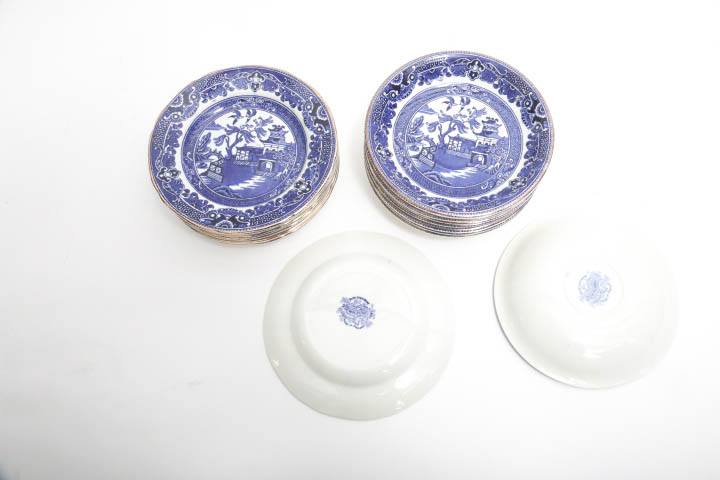 Burleigh Ware "Willow" Ceramic Tableware