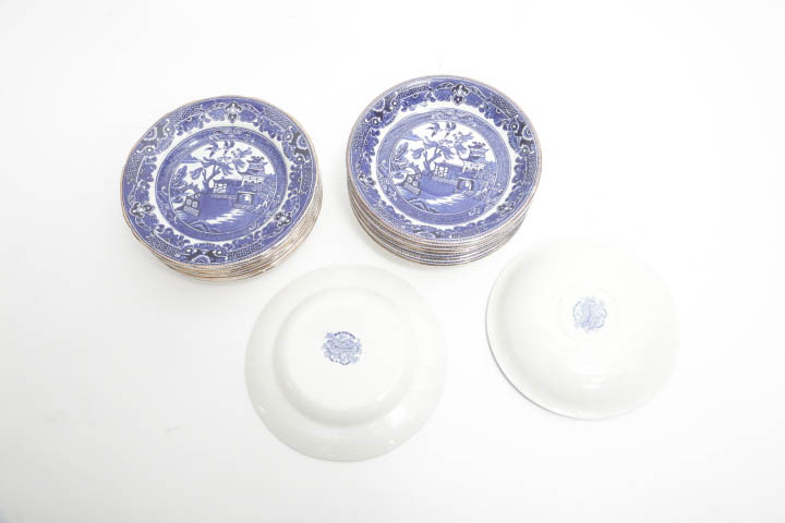 Burleigh Ware "Willow" Ceramic Tableware