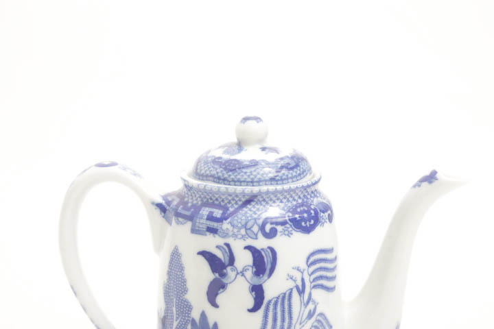 Japanese Children's "Blue Willow" Coffee or Tea Set