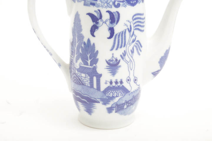 Japanese Children's "Blue Willow" Coffee or Tea Set