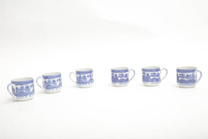 Japanese Children's "Blue Willow" Coffee or Tea Set