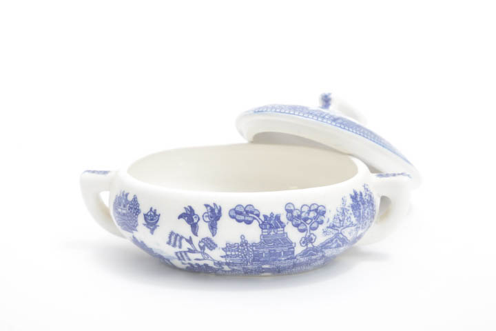 Japanese Children's "Blue Willow" Coffee or Tea Set