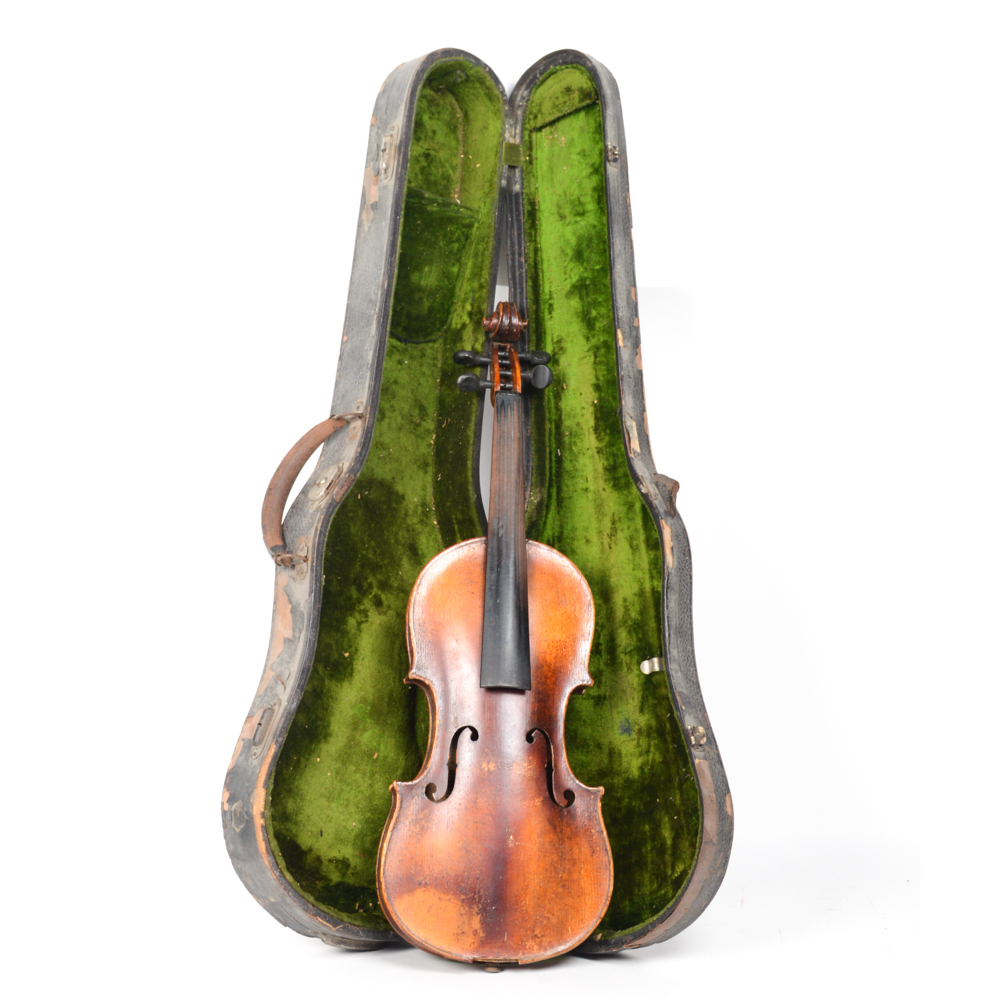 Vintage Francesco Ruggeri Copy Full Size Violin and Case