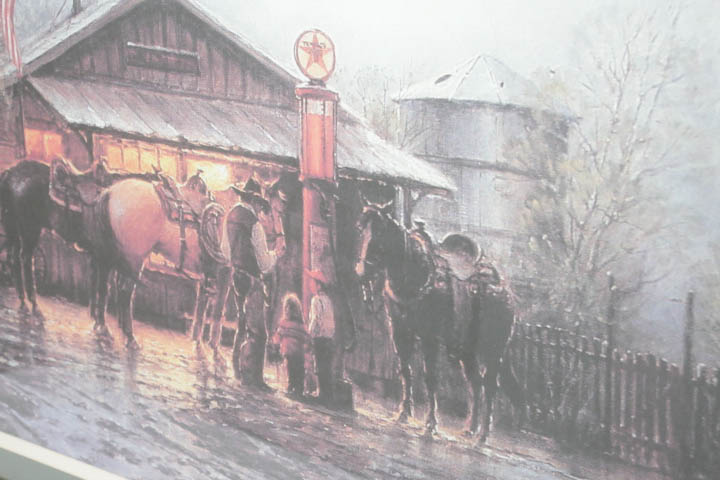 Offset Lithograph After G. Harvey's "At Grandpa's Store"