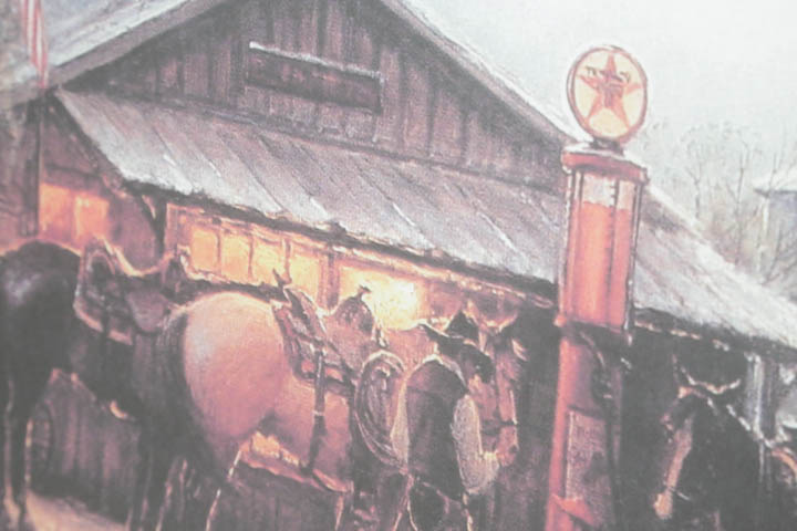 Offset Lithograph After G. Harvey's "At Grandpa's Store"