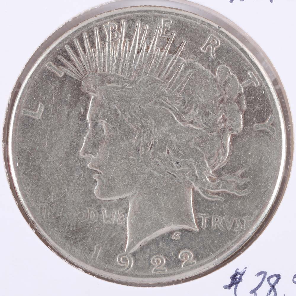 1922-S Peace Dollar