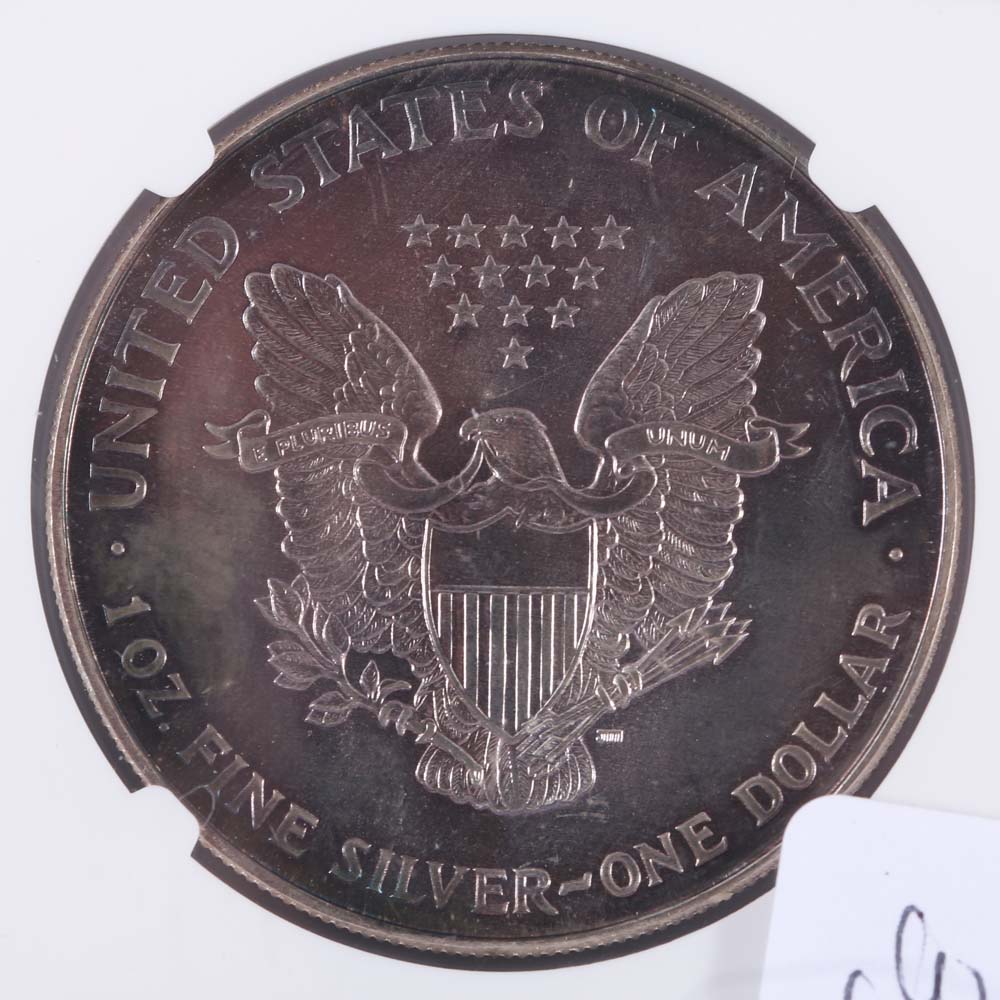 NGC Graded 1994 Key Date Silver Eagle Dollar