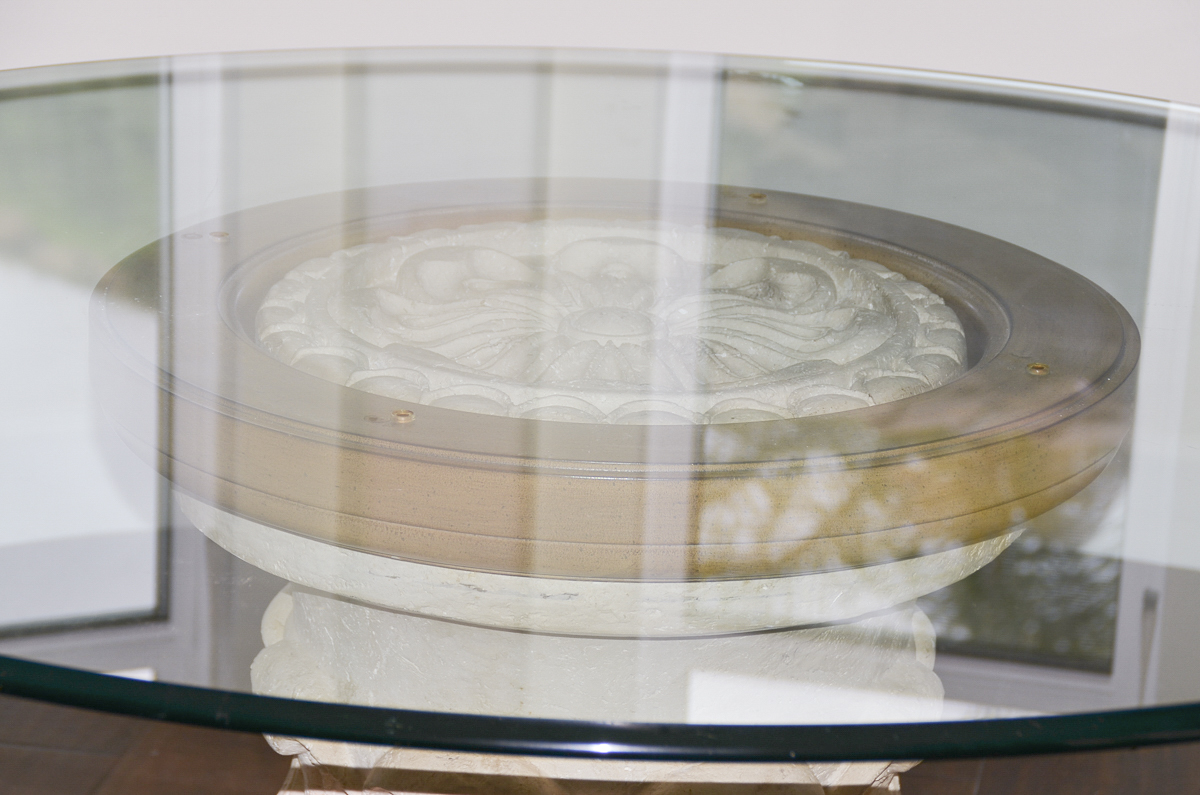 Glass Top Pedestal Dining Table