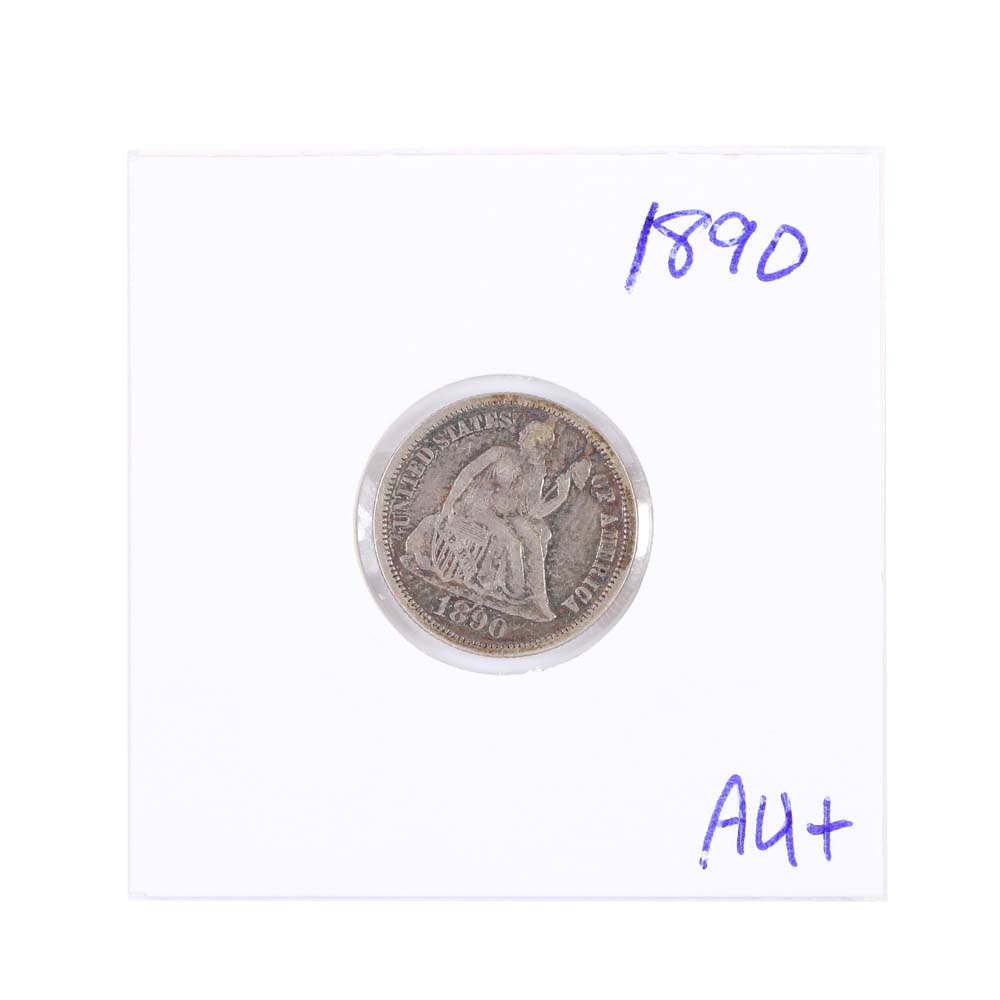 1890 Seated Liberty Dime