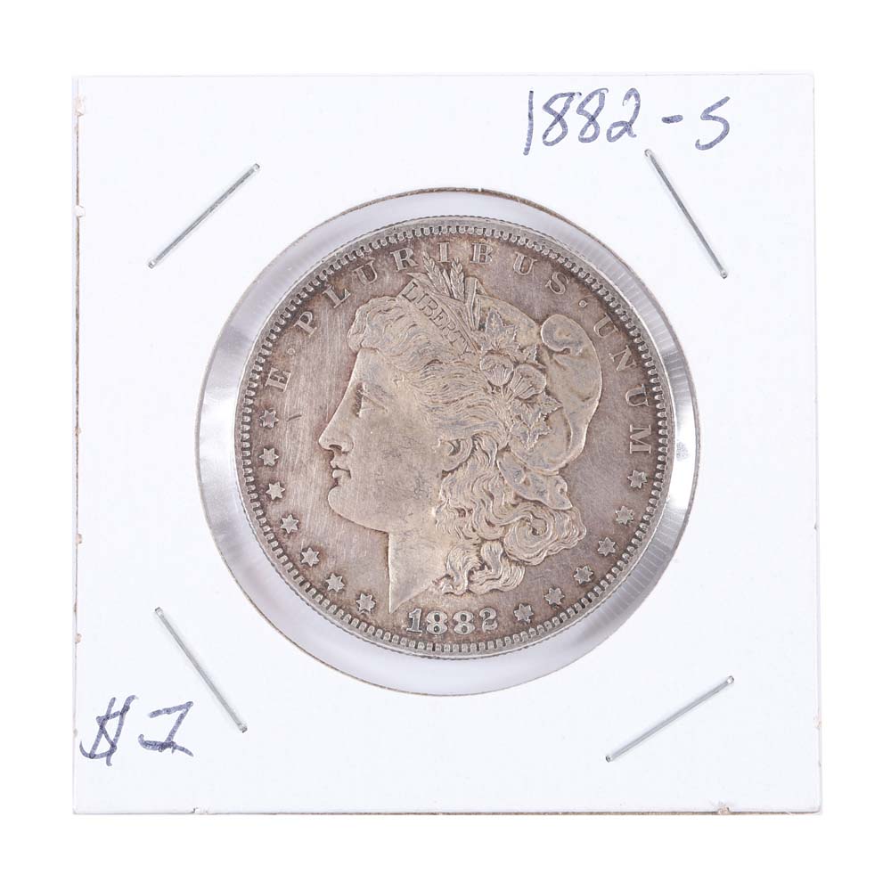 1882-S Morgan Silver Dollar