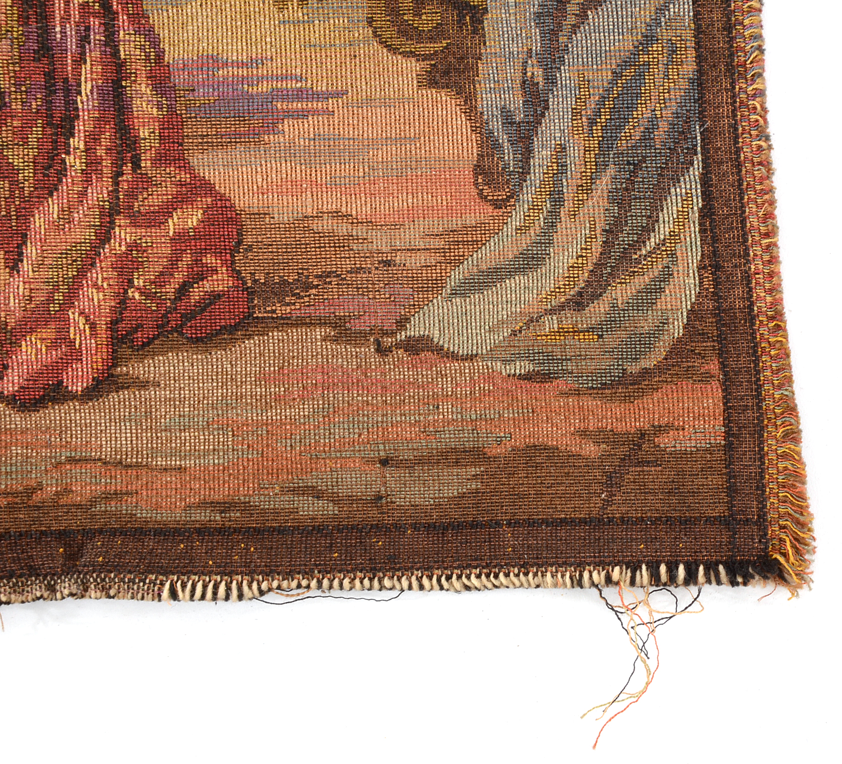 Vintage Venitian Style Machine Woven Tapestry Panels